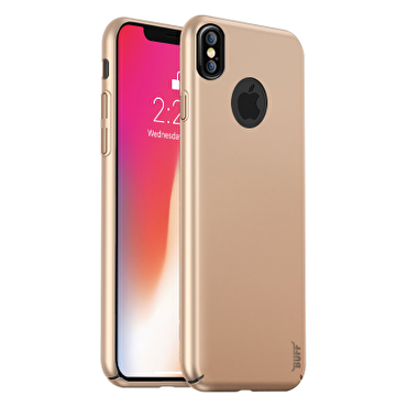Buff Slim Fit iPhone X - XS Kılıfı (Altın)