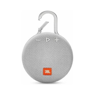JBL Clip 3 IPX7 Su Geçirmez Taşınabilir Bluetooth Hoparlör Beyaz
