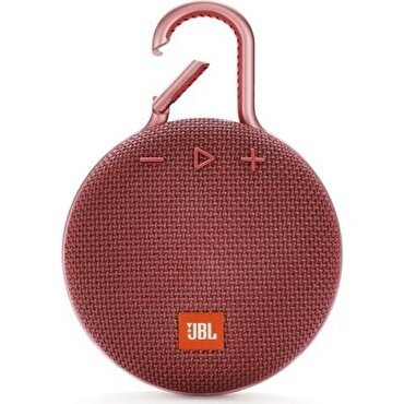 JBL Clip 3 IPX7 Su Geçirmez Taşınabilir Bluetooth Hoparlör Kırmızı