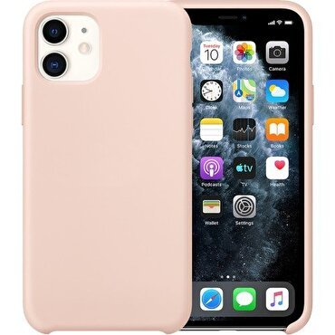 Buff iPhone 11 Rubber Fit Kılıf - Pembe