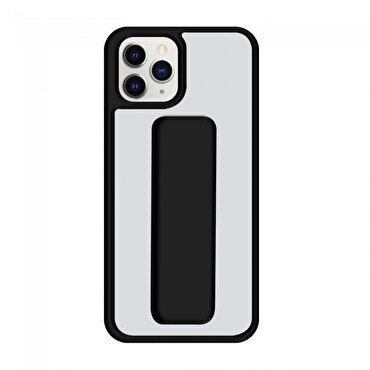 Piili iPhone 11 Pro Max Kick Stand Kılıf - Siyah