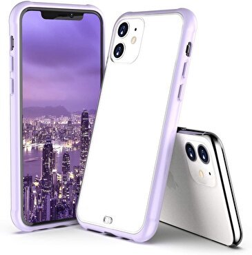 Piili iPhone 12 Mini Mat Kılıf - Mor
