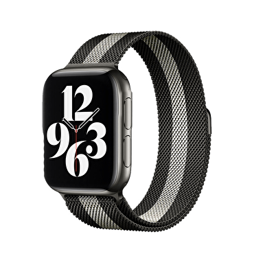 Piili Apple Watch Metal Kayış 38/40/41 - Siyah