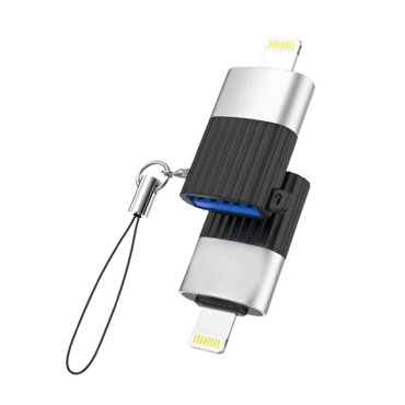 Piili Lightning to Usb Dönüştürücü - Gri