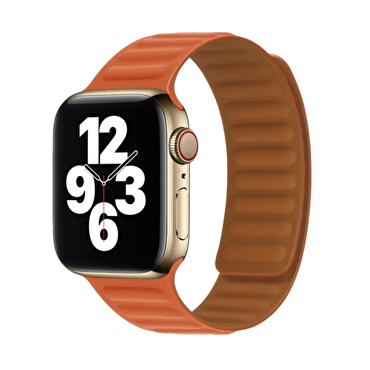 Piili Apple Watch 38-40-41 mm Silikon Kayış Turunc
