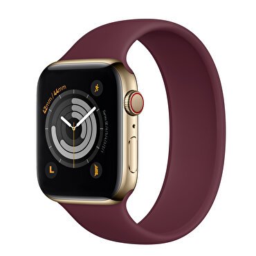 Buff Apple Watch Kordon Rubber 42/44 L - Mor