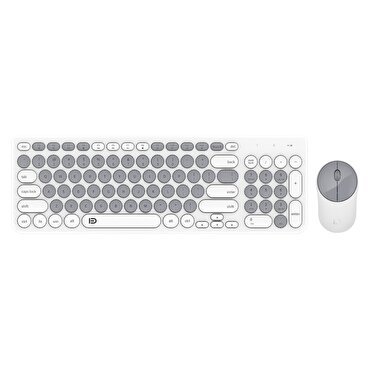 FD Kablosuz Klavye Mouse Seti 2.4 Ghz - Gri