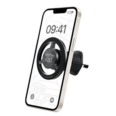 Buff Magsafe Uyumlu Kancalı Araç Tutucu -  Siyah