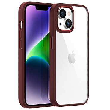 Buff iPhone 14 Plus Hybrid Corner Kılıf - Mor