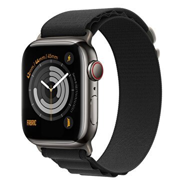 Buff Apple Watch Fabric Band 42/44/45mm- Siyah