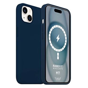 Buff iPhone 15 Plus Magsafe Rubber Fit - Mavi