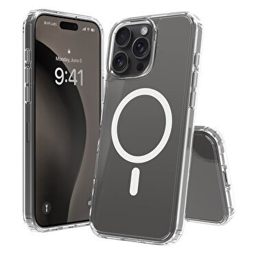 Buff iPhone 16 Pro Max Magsafe Air Hybrid - Şeffaf