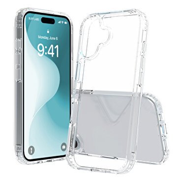 Buff iPhone 16 Air Hybrid Şeffaf Kılıf 