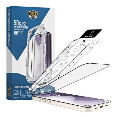 Buff iPhone 16 Plus Glass EasyFit Ekran Koruyucu
