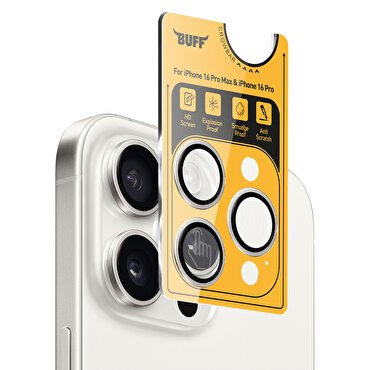 Buff iPhone 16 Pro/Max Titanyum Lens Silver