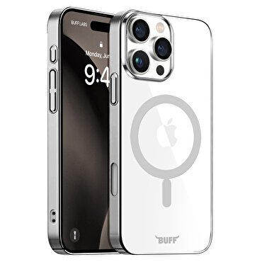 Buff iPhone 16 Pro Max Magsafe Slim Kılıf Silver