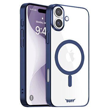 Buff iPhone 16 Plus Magsafe Slim Fit Kılıf Mavi