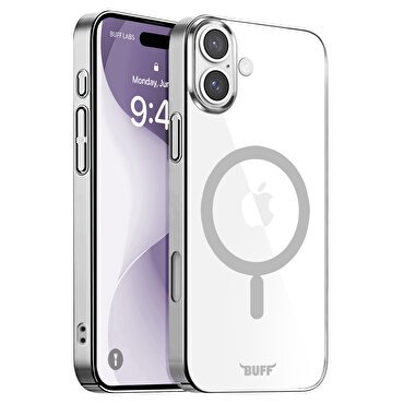 Buff iPhone 16 Plus Magsafe Slim Fit Kılıf Silver