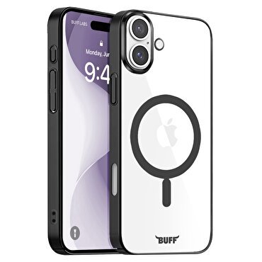 Buff iPhone 16 Plus Magsafe Slim Fit Kılıf Siyah