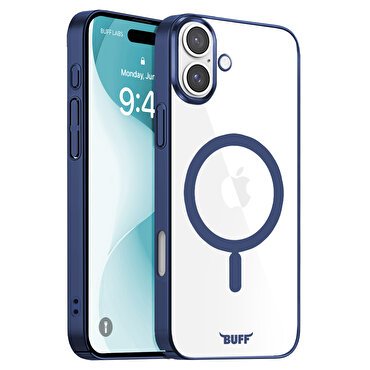Buff iPhone 16 Magsafe Slim Fit Kılıf Mavi