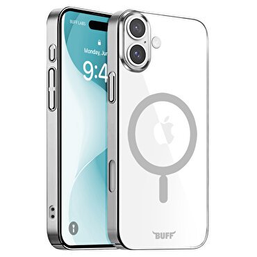 Buff iPhone 16 Magsafe Slim Fit Kılıf Silver