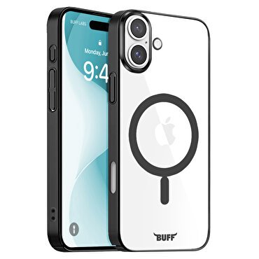 Buff iPhone 16 Magsafe Slim Fit Kılıf Siyah