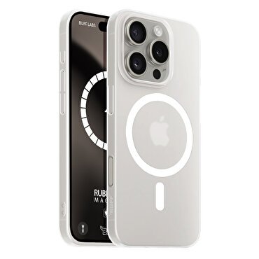 Buff iPhone 16 Pro Max Magsafe Slimfy Kılıf Beyaz