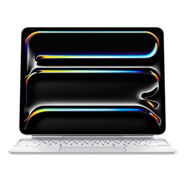 13 inç iPad Pro (M4) için Magic Keyboard - Türkçe Q Klavye - Beyaz