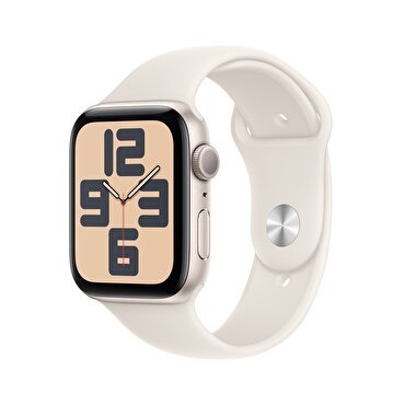 Apple Watch SE GPS 40mm Yıldız Işığı Alüminyum Kasa  Yıldız Işığı Spor Kordon - S/M 
