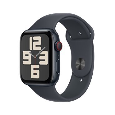 Apple Watch SE GPS + Cellular 40mm Gece Yarısı Alüminyum Kasa  Gece Yarısı Spor Kordon - M/L 