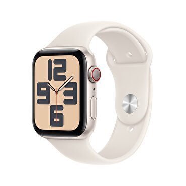 Apple Watch SE GPS + Cellular 40mm Yıldız Işığı Alüminyum Kasa  Yıldız Işığı Spor Kordon - S/M 