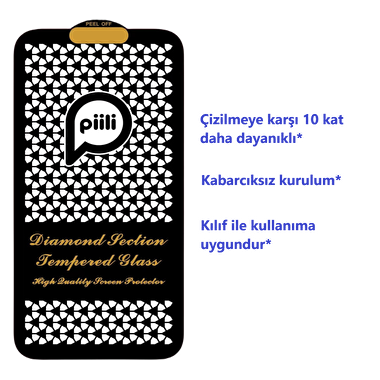 Piili iPhone 13 Pro Max 10X Cam Ekran Koruyucu 6944629140393