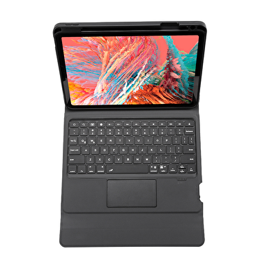 Daphnela iPad Air 11 6.Nesil Klavyeli Kılıf-Siyah 763250073643