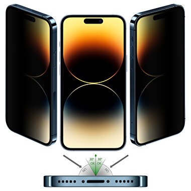 Buff iPhone 14 Pro Privacy Ekran Koruyucu 8683548212252