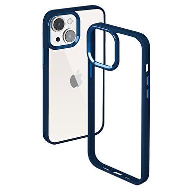 Buff iPhone 14 Plus Hybrid Corner Kılıf - Mavi 8683548212474