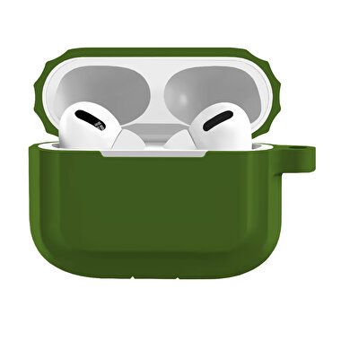 Buff Airpods Pro Rubber Silikon Kılıf - Yeşil 8683548214553