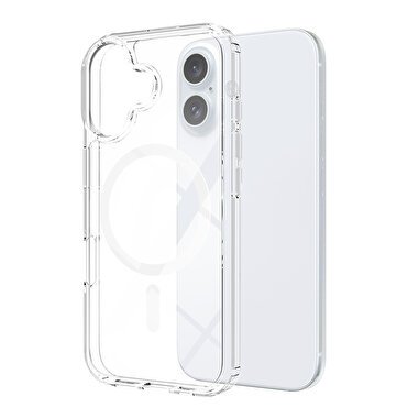 Buff iPhone 16 Magsafe Air Hybrid Şeffaf Kılıf 8684387701686