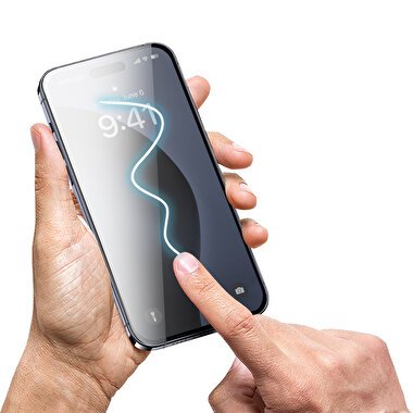 Buff iPhone 16 Pro 5D Glass EasyFit Ekran Koruyucu 8684387701822