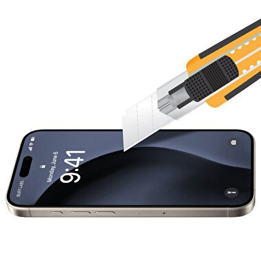 Buff iPhone 16 Pro 5D Glass EasyFit Ekran Koruyucu 8684387701822