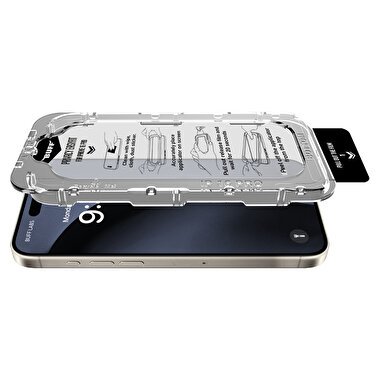 Buff iPhone 16 Pro Privacy EasyFit Ekran Koruyucu 8684387702126