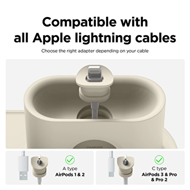 Elago Apple Silikon 3n1 Şarj Standı - Siyah 8809667654852