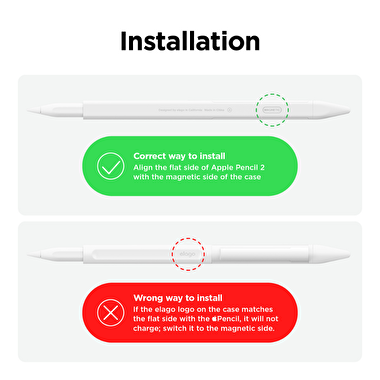 Elago 2. Nesil ve Pro Uyumlu Apple Pencil Kılıfı-B 8809919818339