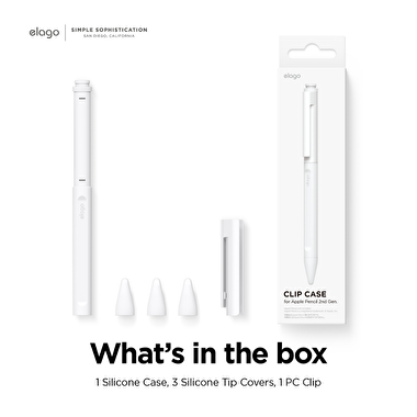 Elago 2. Nesil ve Pro Uyumlu Apple Pencil Kılıfı-B 8809919818339