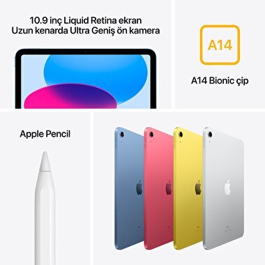 Apple 10.9 inç iPad Wi-Fi 256GB - Mavi -   MCMF4TU/A