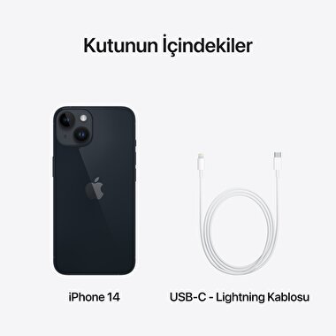 Apple iPhone 14 128GB Gece Yarısı  MPUF3TU/A