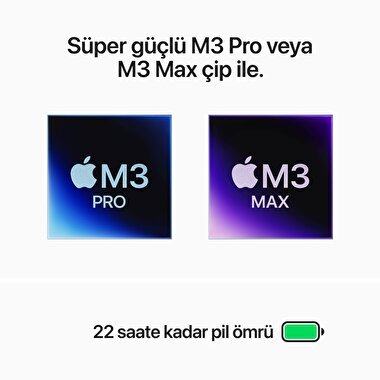 MacBook Pro 16 inc M3 Pro 12CPU 18GPU 18GB 512GB Gümüş  MRW43TU/A