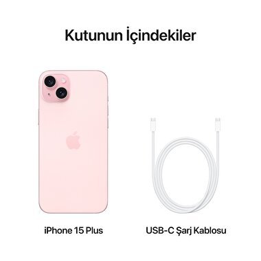 Apple iPhone 15 Plus 256GB Pembe  MU193TU/A
