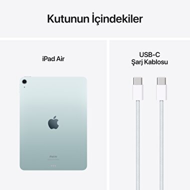Apple 11 inç iPad Air M2 Wi-Fi 256GB Mavi  MUWH3TU/A