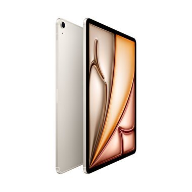 Apple 13 inç iPad Air M2 Wi-Fi + Cellular 128GB Yıldız Işığı  MV6T3TU/A