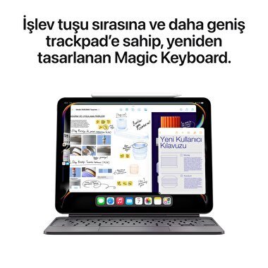 Apple 13 inç iPad Pro M4 WiFi 1TB  Standard  Cam Gümüş  MVX73TU/A